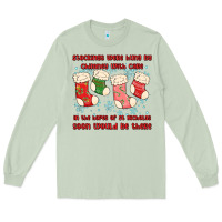 Matcha stockings were hung by chimney Long Sleeve Tee - MaliasSmallBusiness