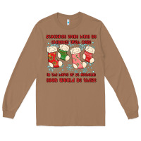 Toasted Coconut stockings were hung by chimney Long Sleeve Tee - MaliasSmallBusiness