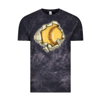 Cloud Black softball Vintage Tee - MaliasSmallBusiness