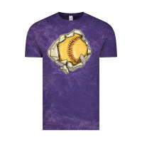 Cloud Purple softball Vintage Tee - MaliasSmallBusiness