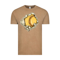 Vintage Coffee softball Vintage Tee - MaliasSmallBusiness