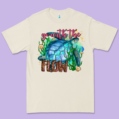 Go With The Flow Premium Tee Designed By Adodesignshop