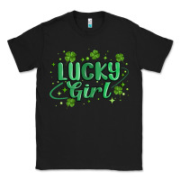 Black lucky girl Classic Tee - MaliasSmallBusiness