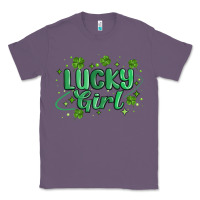 Lavender lucky girl Classic Tee - MaliasSmallBusiness