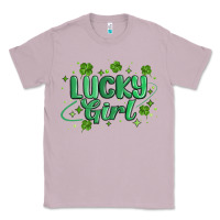 Lilac lucky girl Classic Tee - MaliasSmallBusiness