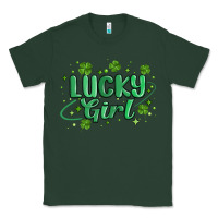 Sports Green lucky girl Classic Tee - MaliasSmallBusiness