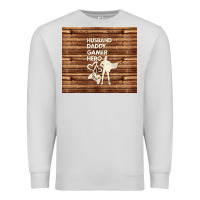 Dove Grey husband daddy gamer hero Premium Sweatshirt - TumblerDesignByShophia