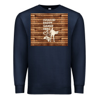 Navy husband daddy gamer hero Premium Sweatshirt - TumblerDesignByShophia