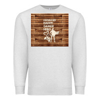 Oatmeal Heather husband daddy gamer hero Premium Sweatshirt - TumblerDesignByShophia