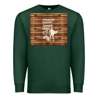 Sports Green husband daddy gamer hero Premium Sweatshirt - TumblerDesignByShophia