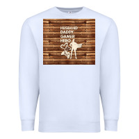 White husband daddy gamer hero Premium Sweatshirt - TumblerDesignByShophia