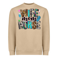Mushroom wife mom nurse Heavyweight Sweatshirt - NancyCooperArtShop