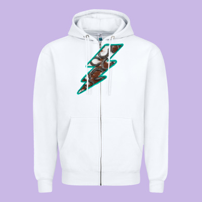 Horseshoe Lightning Zipper Hoodie Designed By Bettercallsaul