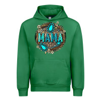 Emerald Mama with gemstone leopard Mother's Day Urban Hoodie - FaDigitalArtStudio