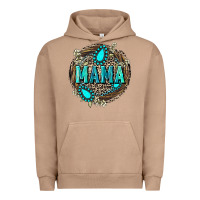 Pigment Burro Mama with gemstone leopard Mother's Day Urban Hoodie - FaDigitalArtStudio