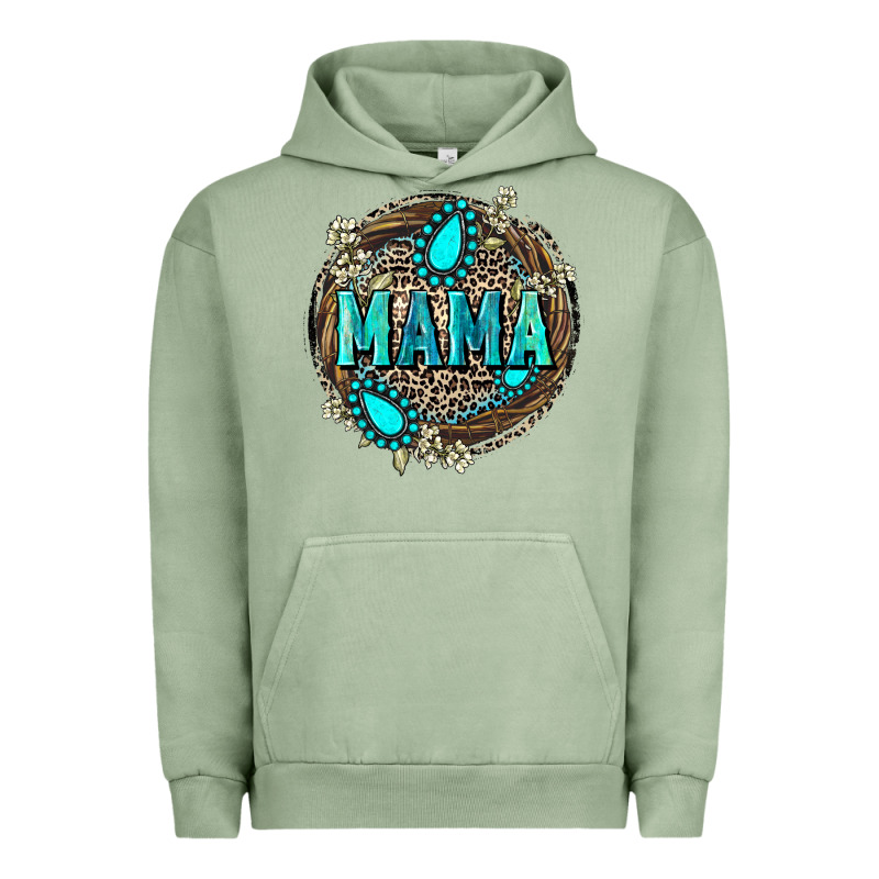 Mama With Gemstone Leopard Mother's Day Urban Hoodie by FaDigitalArtStudio | Teevron