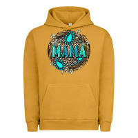 Pigment Peanut Butter Mama with gemstone leopard Mother's Day Urban Hoodie - FaDigitalArtStudio
