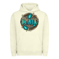 Pigment Pistachio Mama with gemstone leopard Mother's Day Urban Hoodie - FaDigitalArtStudio