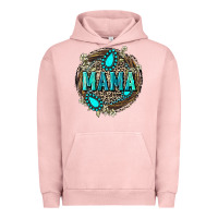 Pigment Salmon Mama with gemstone leopard Mother's Day Urban Hoodie - FaDigitalArtStudio