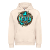 Sandshell Mama with gemstone leopard Mother's Day Urban Hoodie - FaDigitalArtStudio