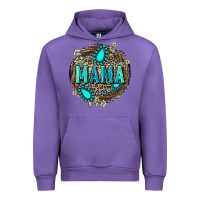 Tulip Mama with gemstone leopard Mother's Day Urban Hoodie - FaDigitalArtStudio