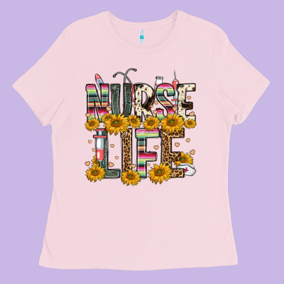 Nurse Life Ladies Tee Designed By Fadigitalartstudio