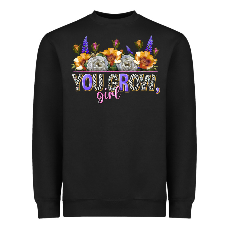 You Grow Girl Heavyweight Sweatshirt by NancyCooperArtShop | Teevron