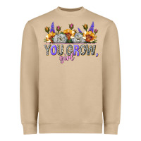 Mushroom you grow girl Heavyweight Sweatshirt - NancyCooperArtShop