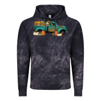 Cloud Black pumpkin farm truck no background Vintage Hoodie - Jasminsmagicworld