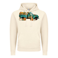 Vintage Artic pumpkin farm truck no background Vintage Hoodie - Jasminsmagicworld