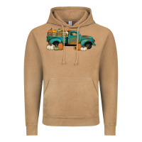 Vintage Camel pumpkin farm truck no background Vintage Hoodie - Jasminsmagicworld