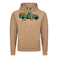 Vintage Coffee pumpkin farm truck no background Vintage Hoodie - Jasminsmagicworld