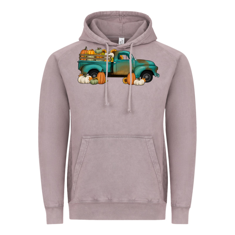 Pumpkin Farm Truck No Background Vintage Hoodie by Jasminsmagicworld | Teevron