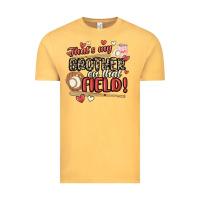 Vintage Mustard that's my brother on that field  baseball Vintage Tee - MaliasSmallBusiness