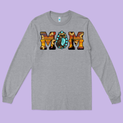 4 Mom Long Sleeve Tee Designed By Jahusdesignshop