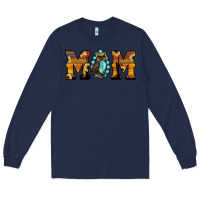 Navy 4 mom Long Sleeve Tee - JahusDesignShop