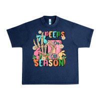 Navy peeps season mode on Urban Heavy Tee - MaliasSmallBusiness