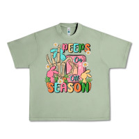 Oil Green peeps season mode on Urban Heavy Tee - MaliasSmallBusiness