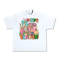 White peeps season mode on Urban Heavy Tee - MaliasSmallBusiness
