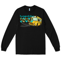 Black transportation squad Long Sleeve Tee - NancyCooperArtShop