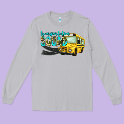 Transportation Squad Long Sleeve Tee Designed By Nancycooperartshop