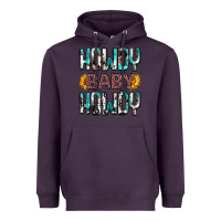 Plum Western Howdy Baby Howdy Heavyweight Hoodie - HowdyJamesFarm