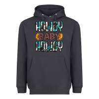 Smoke Western Howdy Baby Howdy Heavyweight Hoodie - HowdyJamesFarm