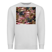 Dove Grey American flag leopard pinktumbler Premium Sweatshirt - HowdyJamesFarm