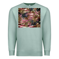 Seafoam American flag leopard pinktumbler Premium Sweatshirt - HowdyJamesFarm