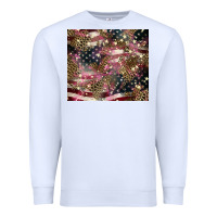 White American flag leopard pinktumbler Premium Sweatshirt - HowdyJamesFarm