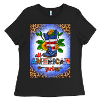 Black all american girl air freshener Ladies Tee - HRA Design Shop