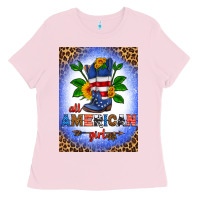 Bubblegum Pink all american girl air freshener Ladies Tee - HRA Design Shop