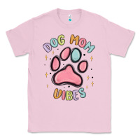 Bubblegum Pink dog mom vibes Classic Tee - MaliasSmallBusiness