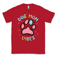 Red dog mom vibes Classic Tee - MaliasSmallBusiness